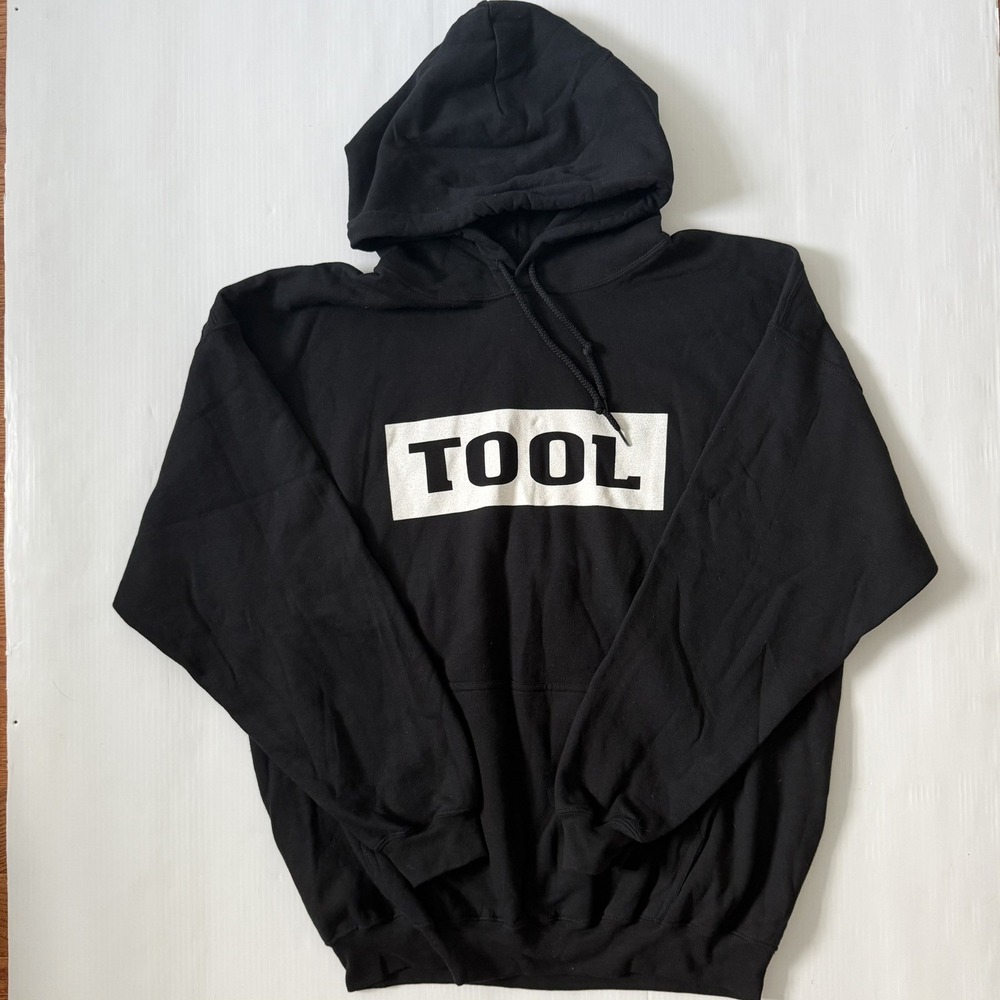 Vintage 1991 TOOL Band Hoodie Sweatshirt Penis Wrench Logo Size XL Metal Grunge